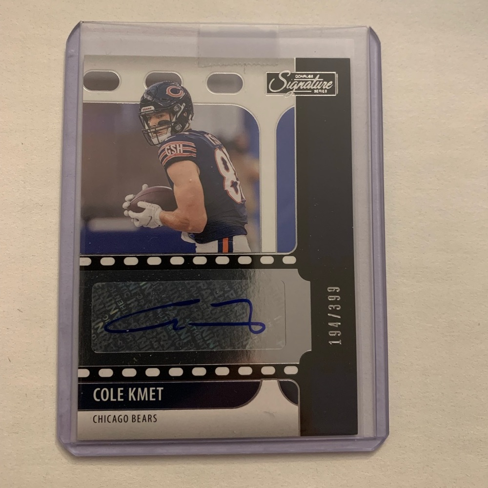 Cole Kmet - 2021 Chronicles Signature Series Auto /399  #SS-CKM